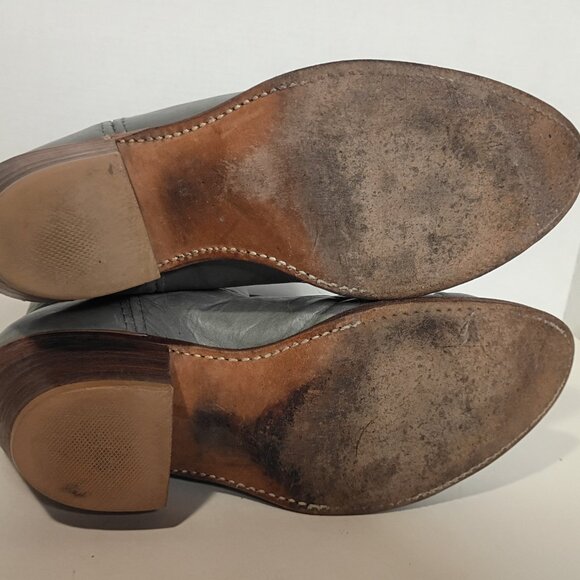 1980s ACME DINGO Western 14" Boots Men's 11D Style 5113 Gray Leather *Read - Picture 12 of 15